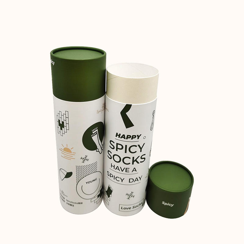 Boîte-cadeau de parfum de papier de carton recyclé rond cosmétique de conception boîte-cadeau de tube de noyau de papier de tube d'emballage personnalisé