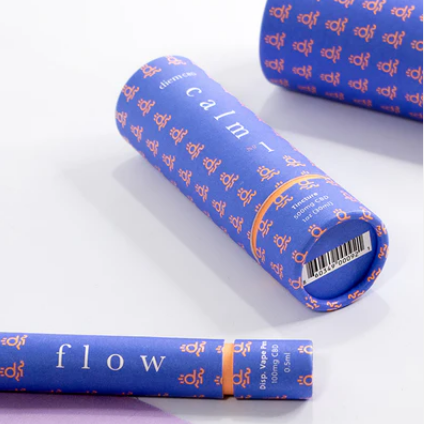 Tube de papier de thé d'emballage de carton de cylindre 100% recyclé empaquetant le tube rond de boîte de carton