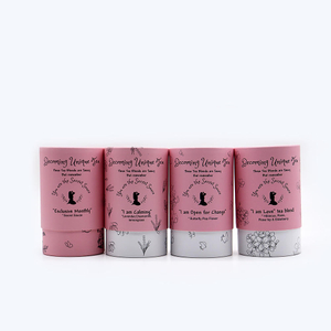 Impression personnalisée de haute qualité papier alimentaire biodégradable en carton sacs de boîte de thé de qualité supérieure paquet de boîte de tube pour le paquet de thé en vrac