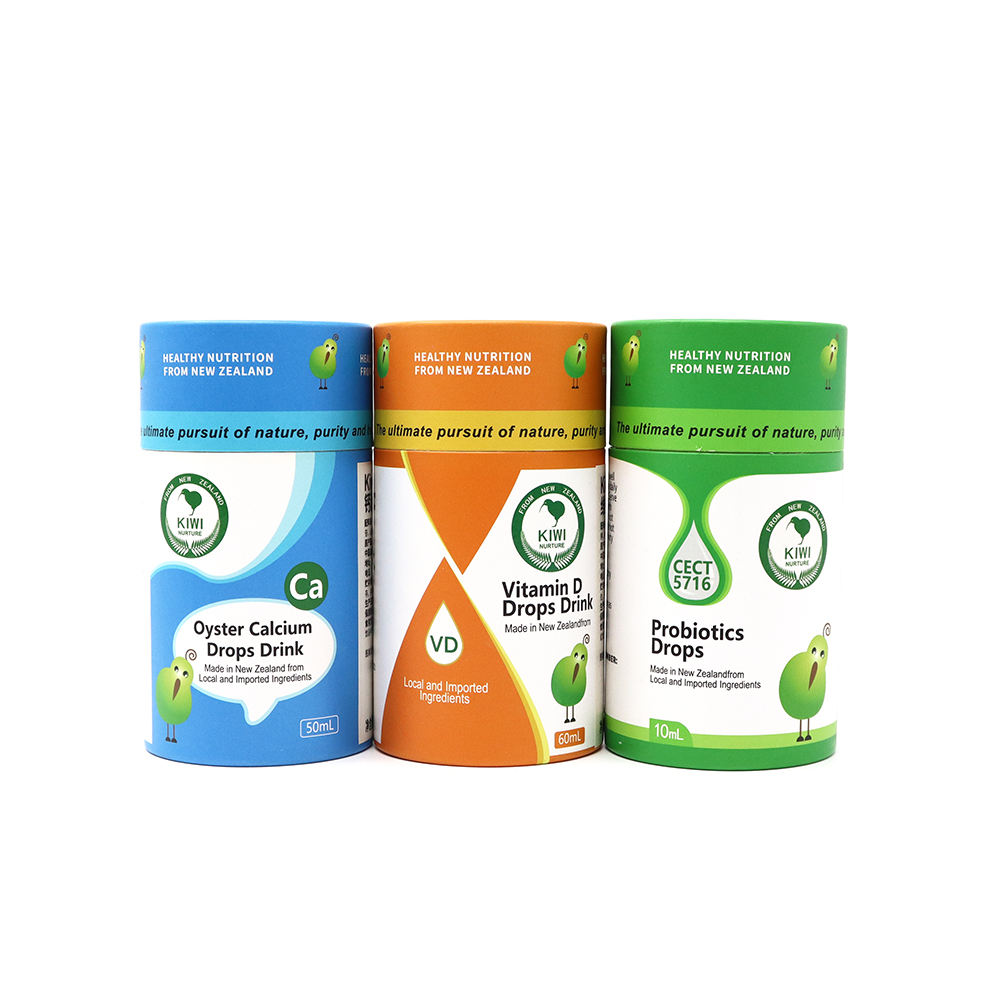 Cylindre alimentaire biodégradable empaquetant le tube rond fait sur commande de papier d'emballage