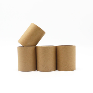 Boîte de tube de cylindre de carton d'emballage de papier rond personnalisé, tube de papier kraft en gros