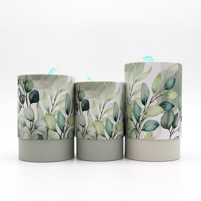 Hallpack écologique conception personnalisée thé en vrac grain de café boîte ronde emballage cylindre carton emballage alimentaire boîte papier tube