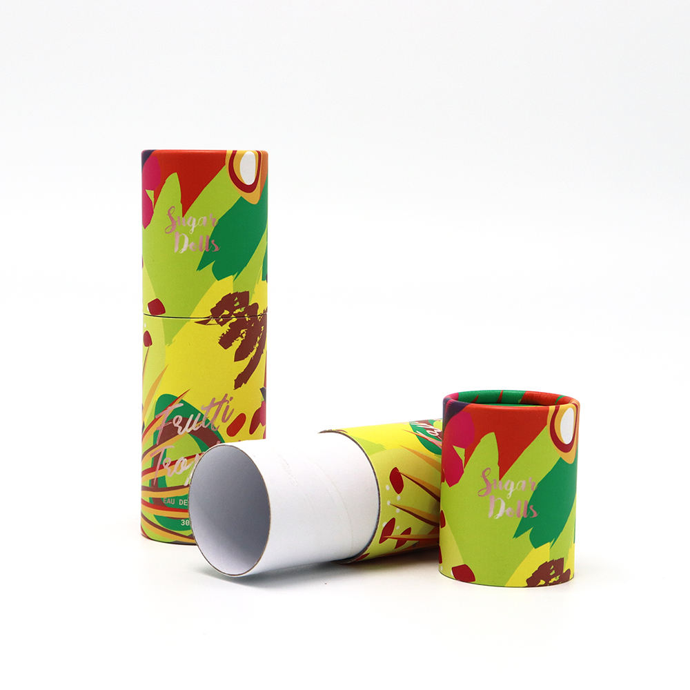 Tube de papier Kraft cylindrique de haute qualité, Tube de papier d'emballage de parfum, émulsion d'huile essentielle, Tube de papier Kraft de 30ml