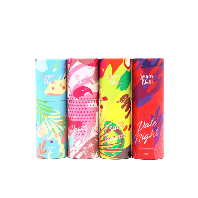 Tube de papier Kraft cylindrique de haute qualité, Tube de papier d'emballage de parfum, émulsion d'huile essentielle, Tube de papier Kraft de 30ml