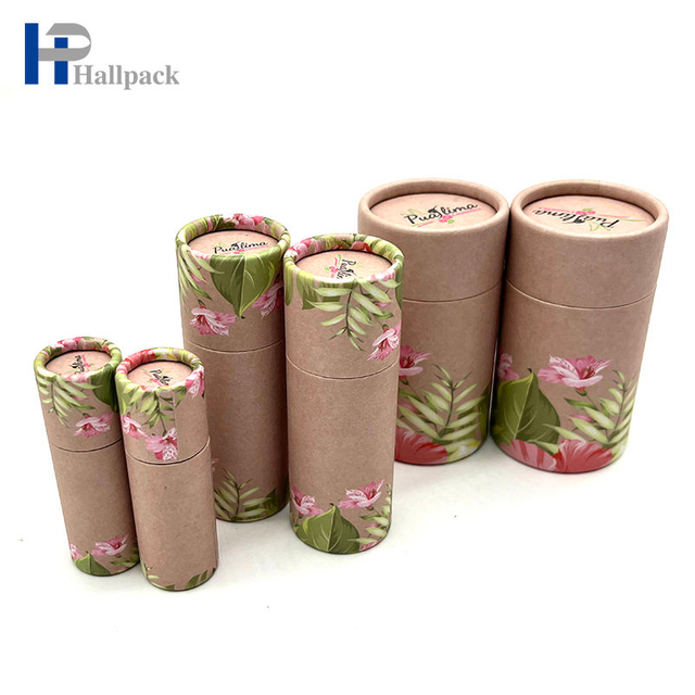 Cylindre de différentes tailles, Tube rond en papier Kraft, coque en papier, Tubes de rouge à lèvres