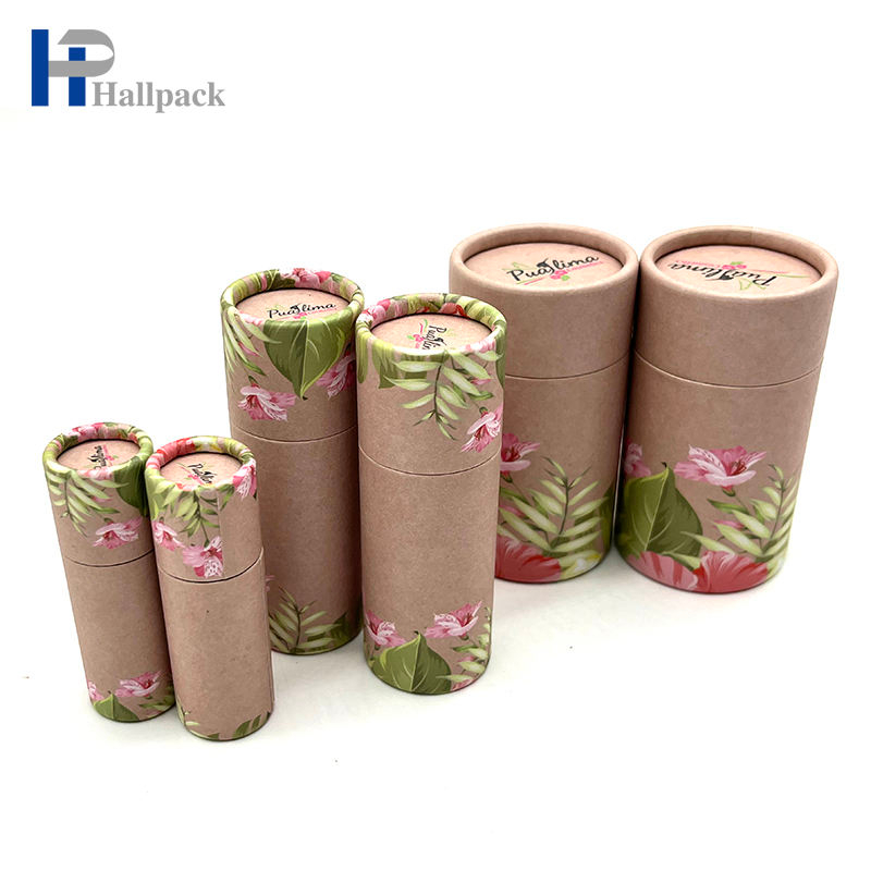 Cylindre de différentes tailles, Tube rond en papier Kraft, coque en papier, Tubes de rouge à lèvres