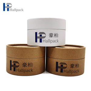 Boîte d'emballage de cylindre rond Kraft personnalisé de haute qualité, Tube en carton de papier cosmétique, Tube d'emballage en papier personnalisé