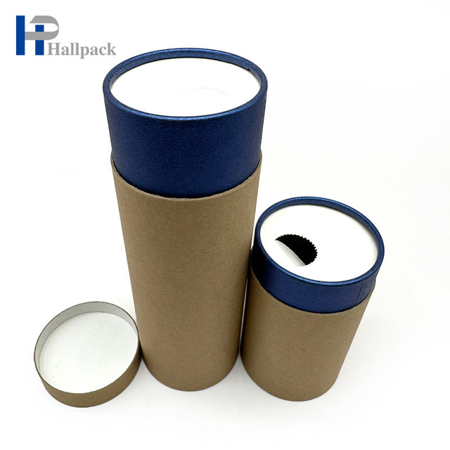 Tube de papier de cercueil cinéraire de conception exposée par taille biodégradable de tube de papier de carton