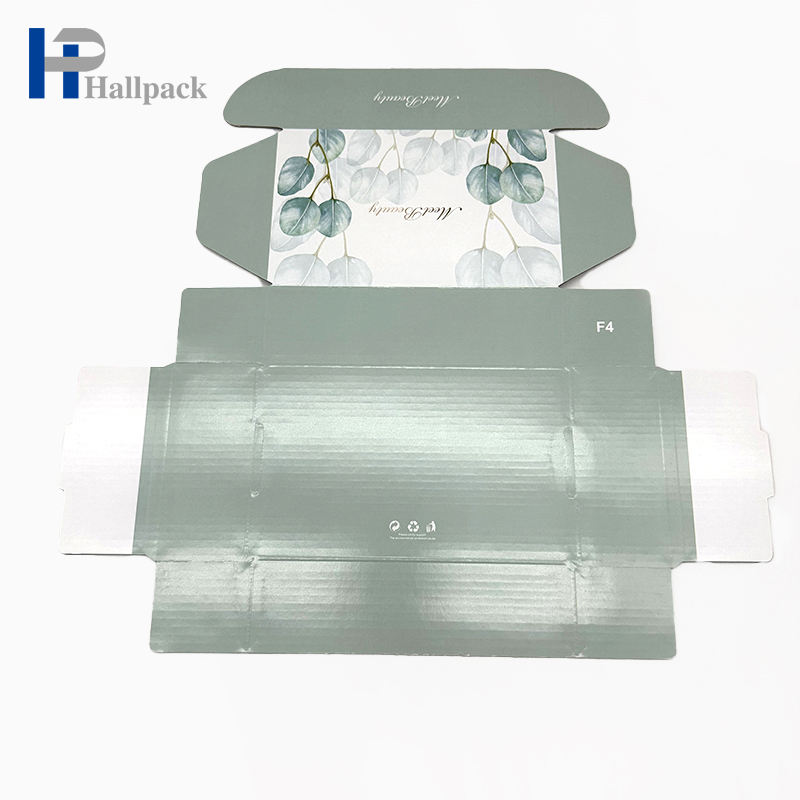 Boîte de paquet de cadeau élégante de carton fait sur commande pliant la boîte de papier rigide pliable