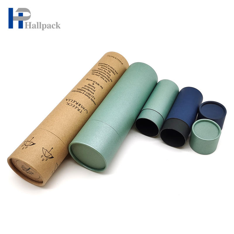 Tube de papier cylindrique, Tube à presser en papier Kraft doré, sous-vêtements, Tubes en papier