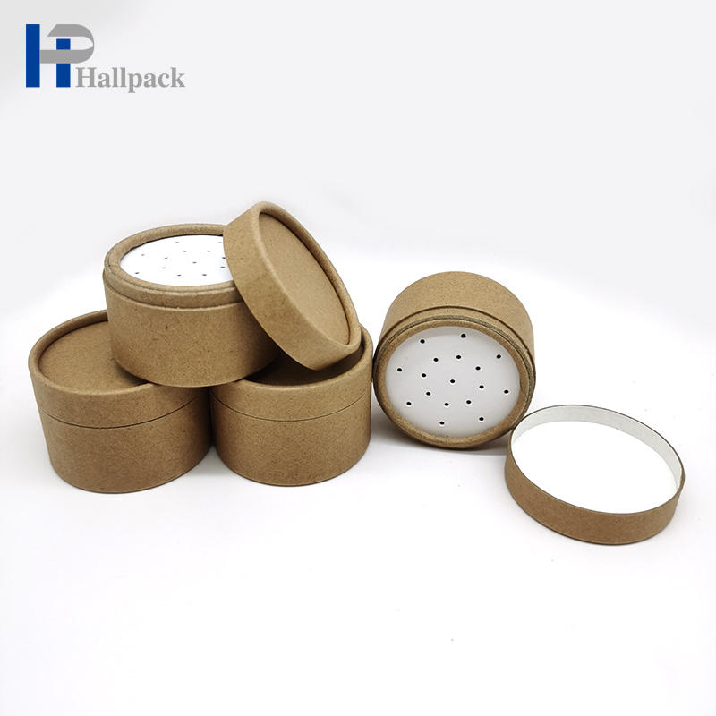 Tubes de carton réutilisés par tube de texture de papier tissé par tube de tamis de papier pour la nourriture de poudre