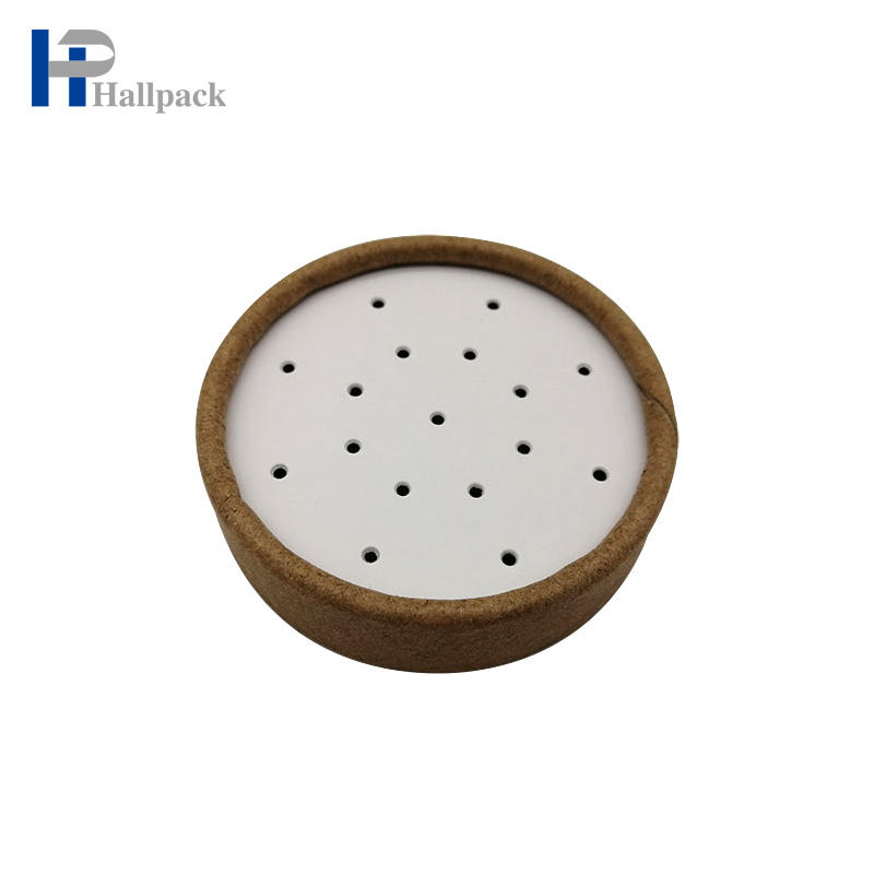 Tubes de carton réutilisés par tube de texture de papier tissé par tube de tamis de papier pour la nourriture de poudre