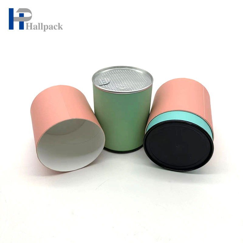 Emballage intérieur facile de tube de papier de carton d'Eco Papier d'emballage de tube de papier de couverture de larme