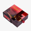 Boîte coulissante de luxe de carton d'emballage rigide dur d'impression faite sur commande avec la boîte de tiroir de douille de cadeau de corde de ruban