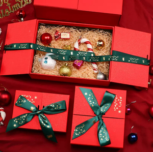 Conception personnalisée Boîte d'emballage cadeau de Noël pour les chocolats Biscuits Gift d'anniversaire de bijoux de bonbons