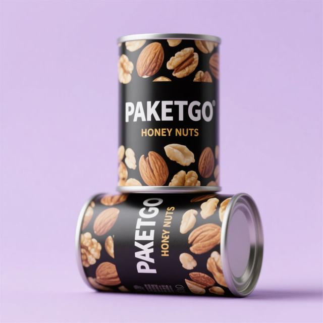 Recyclable Custom Logo Food Grade peut emballer les biscuits