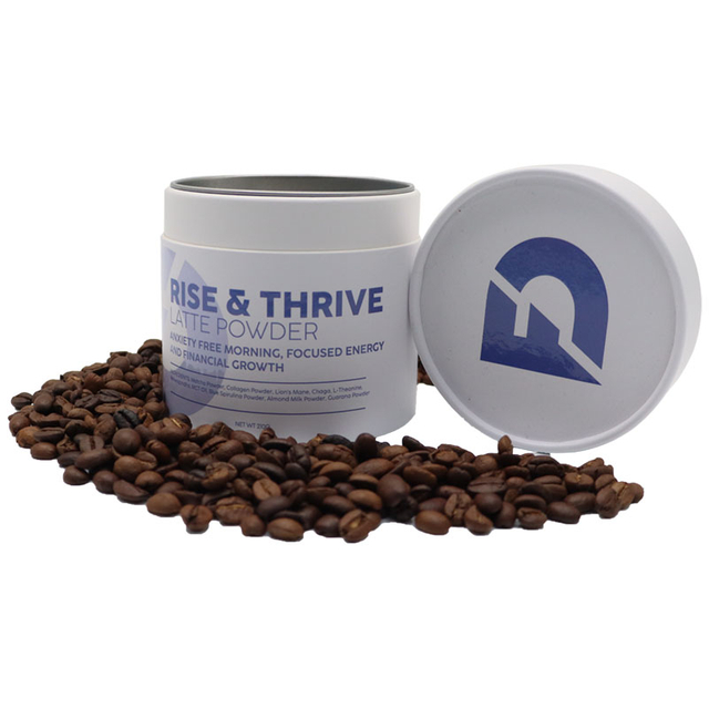 Tube d'emballage de qualité alimentaire personnalisé respectueux de l'environnement pour les grains de café au thé