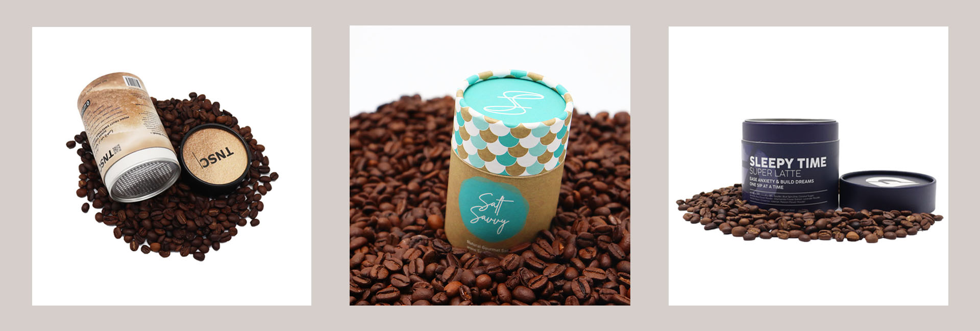 Emballage de tube de caf&eacute;