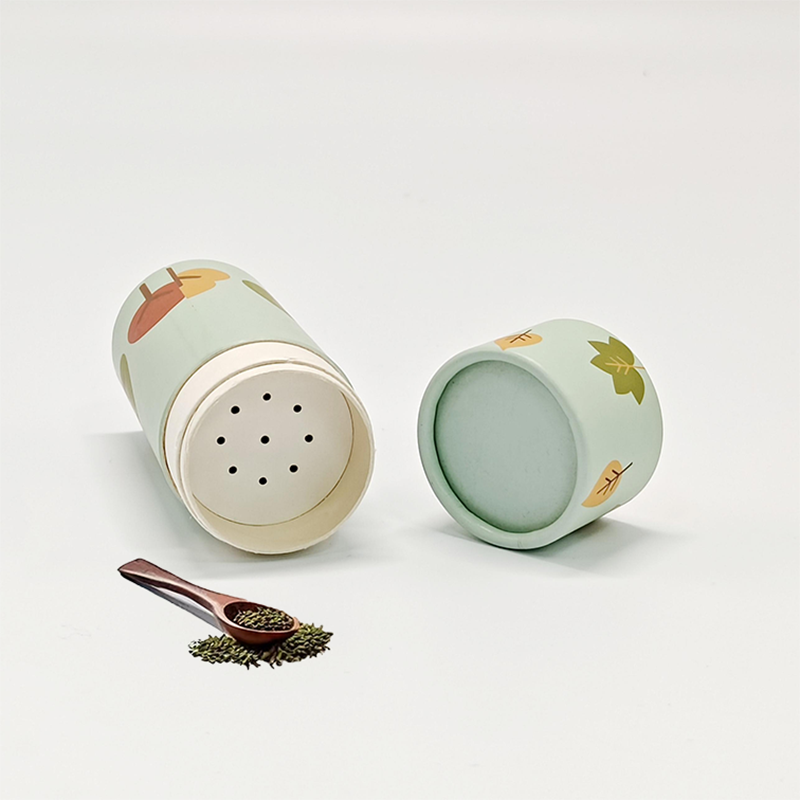 Emballage de papier biodégradable Emballage de tube en papier alimentaire pour sel avec sel