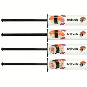 Boîte biodégradable de poussée de catégorie comestible de récipient de papier de Push-pop de Sushi