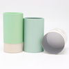 Emballage fait sur commande écologique de tube de papier de boîte de cylindre de carton de catégorie comestible pour le thé de café d'écrous