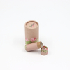 Papier de tube emballé par carton rond cosmétique fait sur commande qui respecte l'environnement emballé pour le baume à lèvres déodorant de poussée