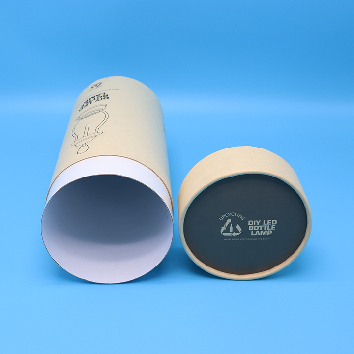Emballage fait sur commande de tube de papier de boîte de cylindre de carton d'électronique qui respecte l'environnement pour la lumière LED d'écouteur de montre intelligente d'appareil-photo