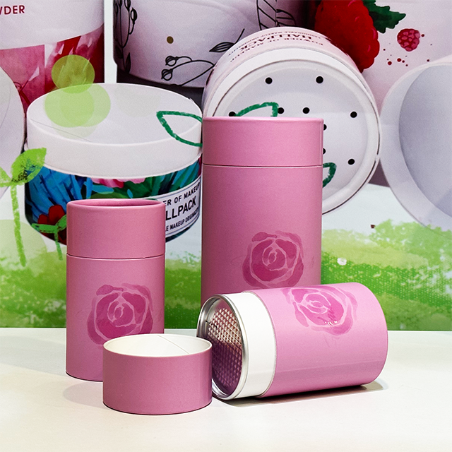 Emballage facile à décoller personnalisé biodégradable Hallpack pour l'emballage de cylindres de papier de café, de thé et de chocolat