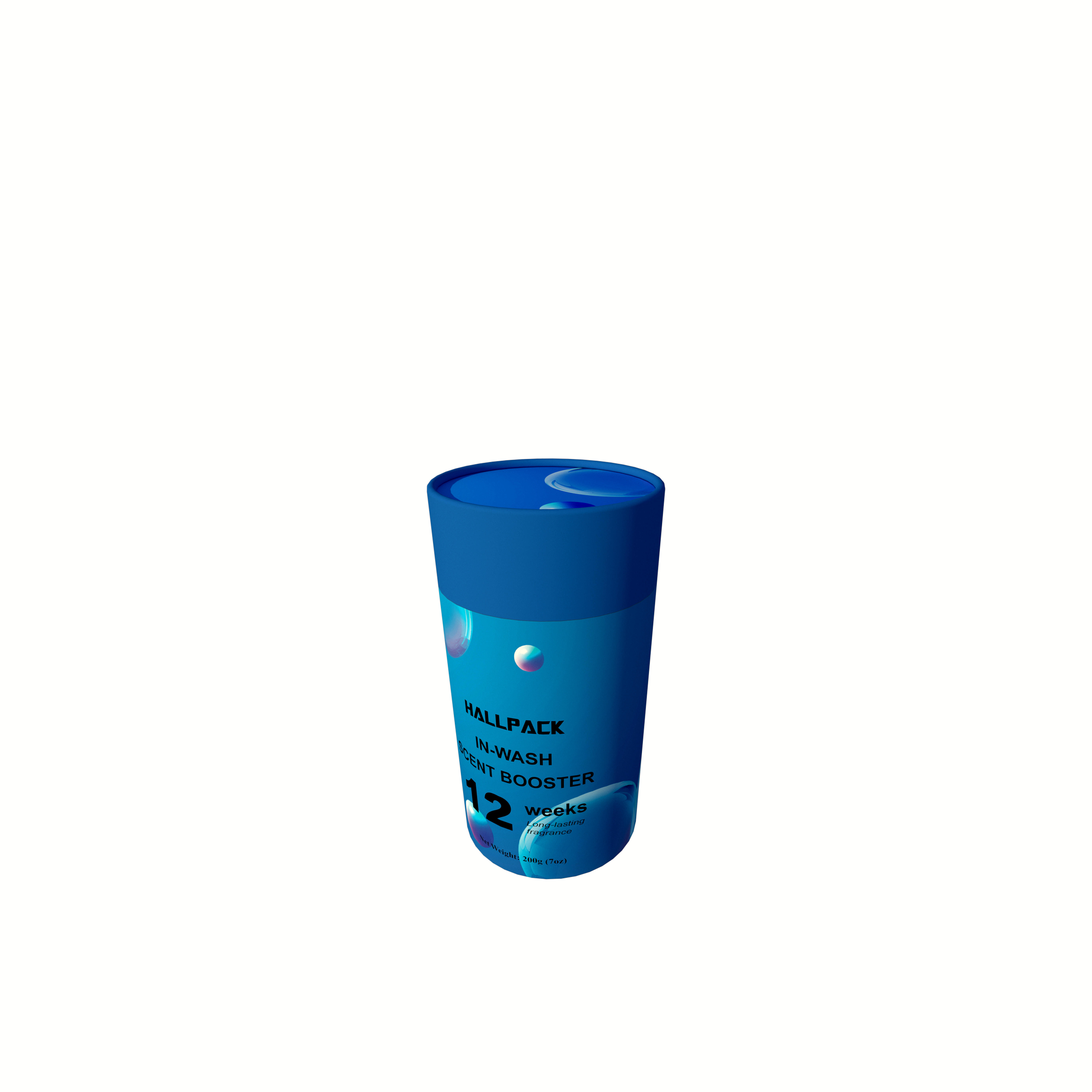 Tube en carton de forme ronde avec logo personnalisé, emballage push-up en papier biodégradable pour rehausseur de parfum de lavage cosmétique