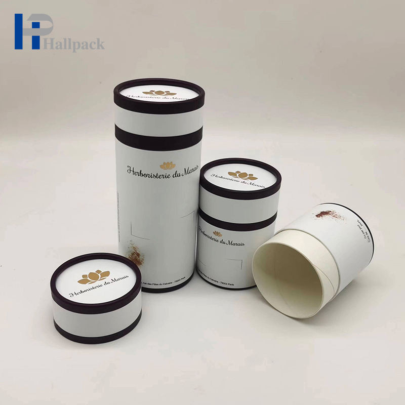 Tube de papier d'emballage de bonbons de Noël fait sur commande biodégradable de catégorie comestible de 100%
