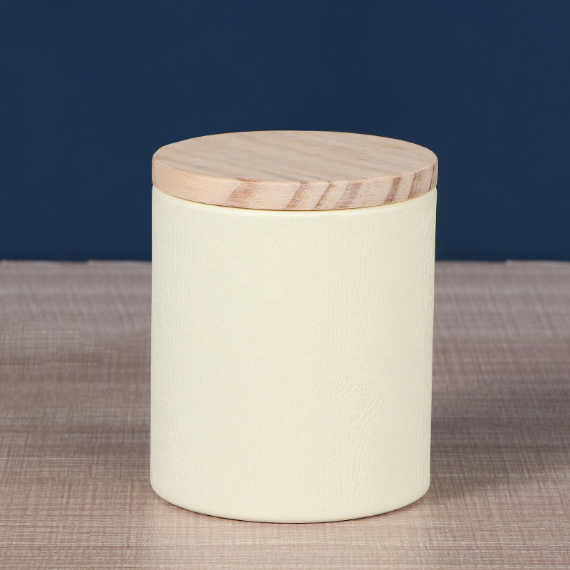 Couvercle en bois biodégradable de qualité alimentaire, emballage de cylindre de thé, Tube rond en papier Kraft de café