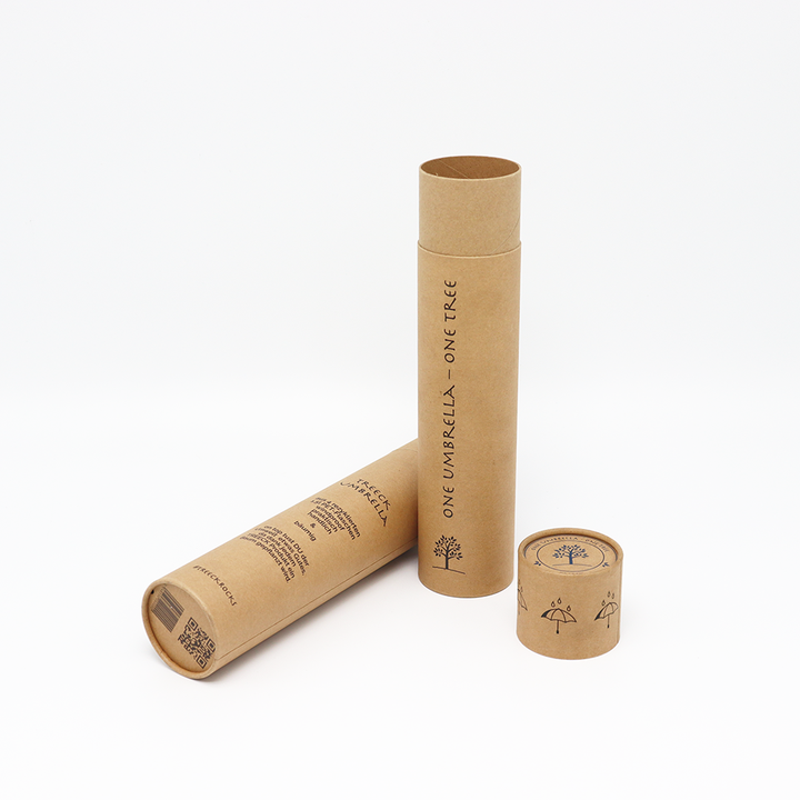 Emballage écologique fait sur commande de tube de papier de boîte de cylindre de carton pour le parapluie de badminton de papier peint de vase de bouteille