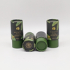 Matériau recyclé biodégradable, impression personnalisée, cylindre en carton dur Kraft, emballage en Tube de papier EVA Neto, huile essentielle