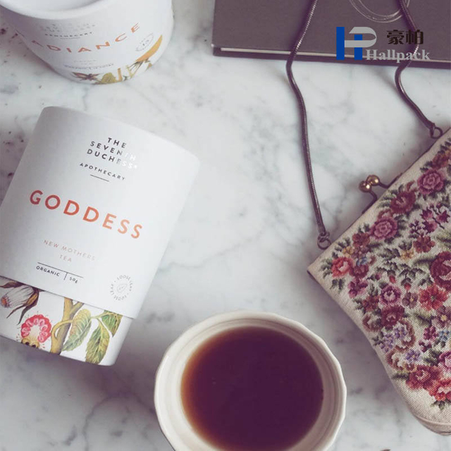 Tube de papier d'emballage de papier de tube de papier de catégorie comestible de cartouche de thé bio amical pour la nourriture