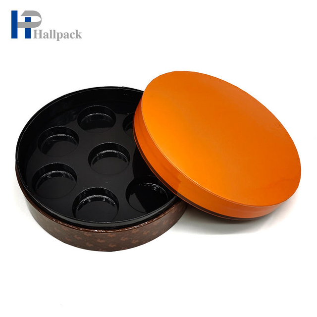 Tube de papier de couleur ronde Emballage de cellophane Tube de papier de chocolat