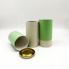 Hallpack – emballage personnalisé en Tube de thé en papier Kraft de qualité alimentaire, produits alimentaires sains, emballage de style canette pour grains de café