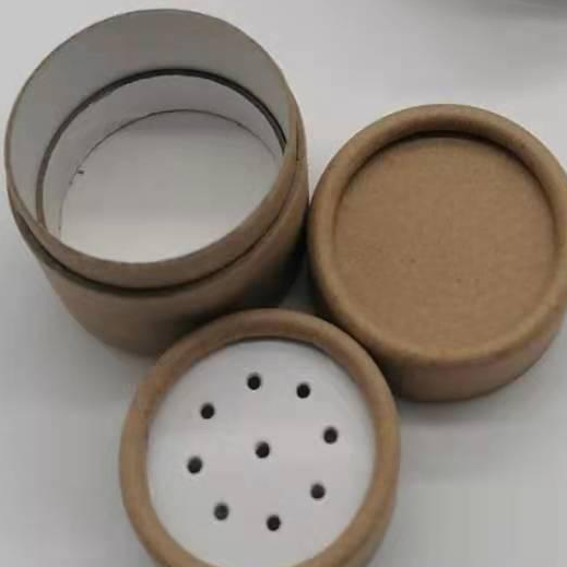 Tube de tamis en papier pour poudre de shampoing, feuille d'aluminium intérieure, papier artisanal cosmétique, papier Kraft, récipient cosmétique Recyclable 1 pièces