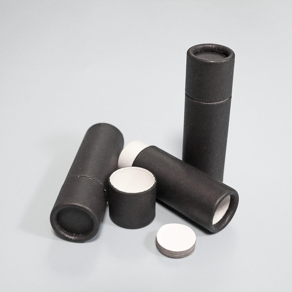 Tubes de baume à lèvres noir, blanc et marron, 1oz, offre spéciale à bas prix