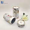 Tube de papier alimentaire d'emballage de récipient de café de thé de conception faite sur commande de carton qui respecte l'environnement