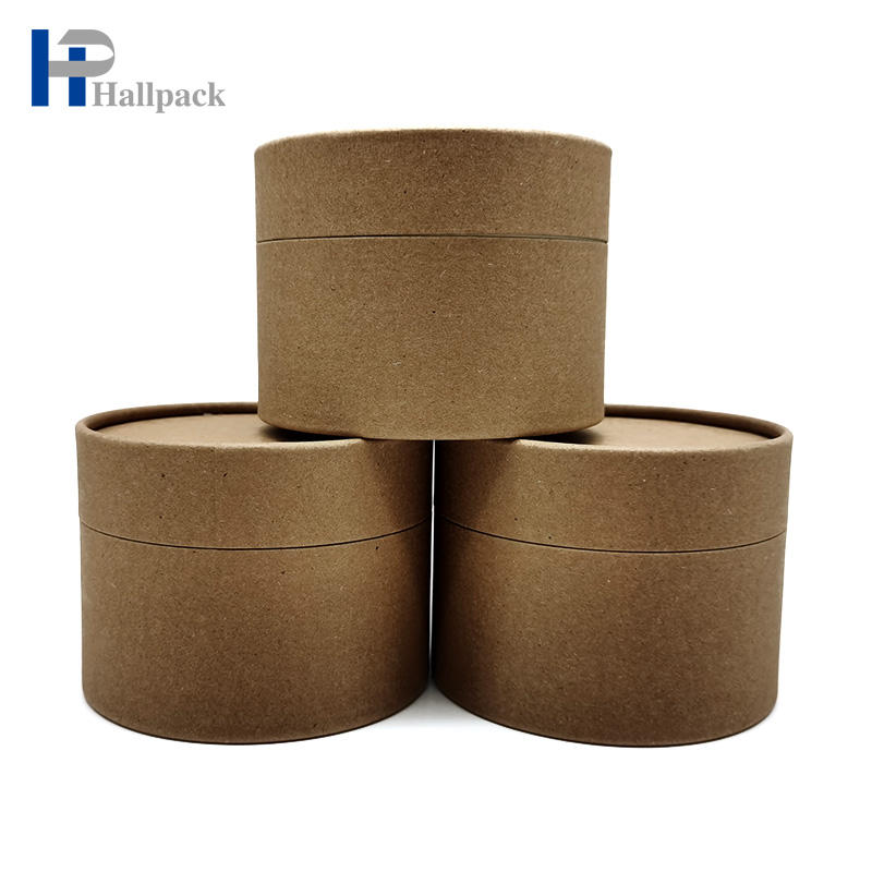 Adaptez aux besoins du client le tube décoratif de carton de tube de carton de papier kraft de joint d'emballage biodégradable