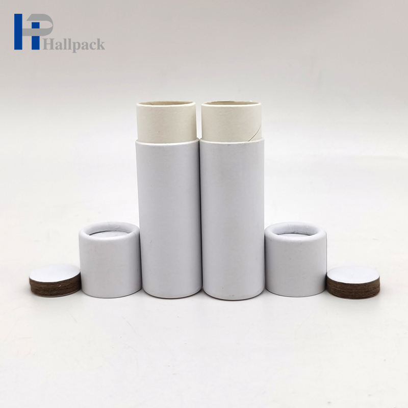 Tubes en papier Kraft personnalisables, pour emballage de Cigarettes déodorantes, forme ronde en relief pour l'artisanat du vin, impression de Logo personnalisé