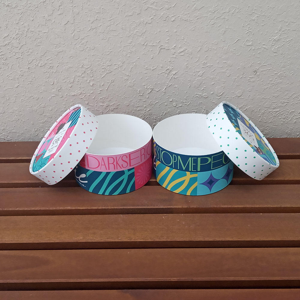 Tube de papier en carton de gâteau de cuisson de papier kraft personnalisé de luxe le plus vendu en gros