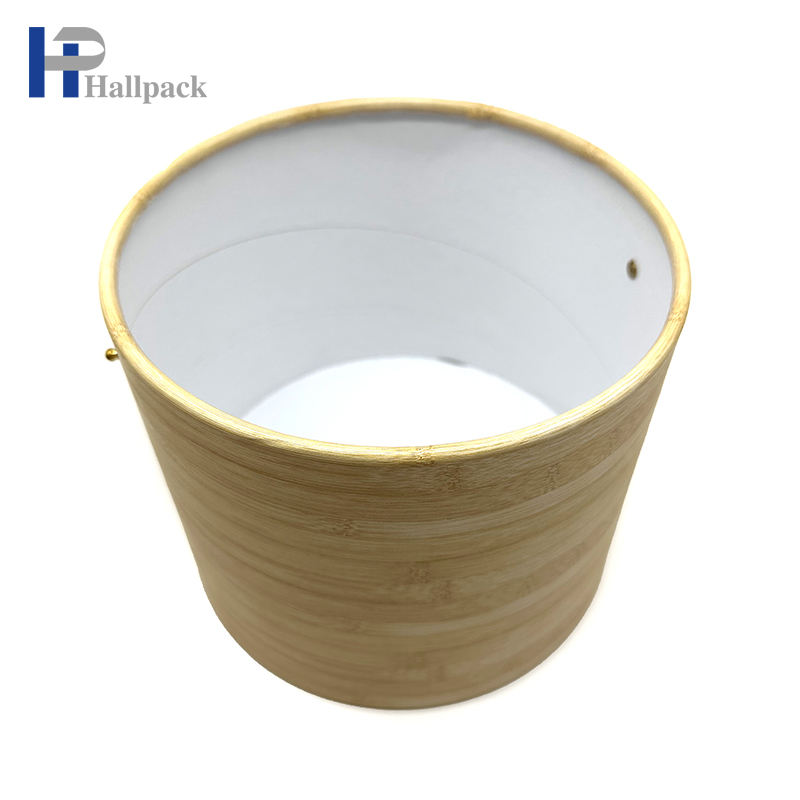 Adaptez le tube de papier de conception d'impression de vapeur aux besoins du client avec la corde détachable de main en cuir