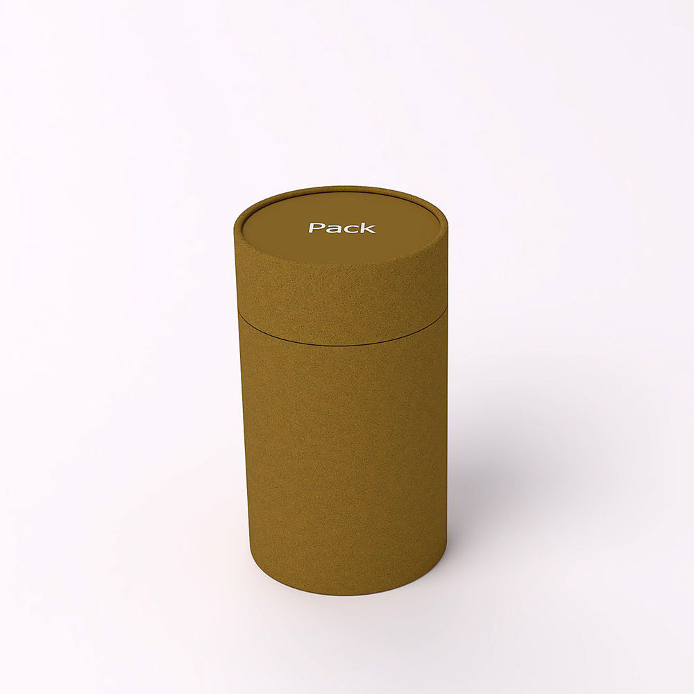 Emballage alimentaire fait sur commande de boîte de cylindre de carton d'emballage alimentaire noix emballage de tube de papier de thé de café