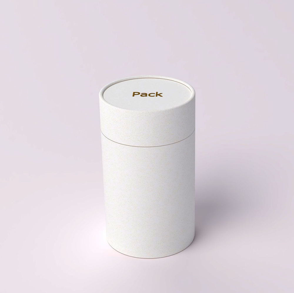 Cylindre de café biodégradable de catégorie comestible empaquetant l'emballage rond fait sur commande de tube de papier de métier d'Eco
