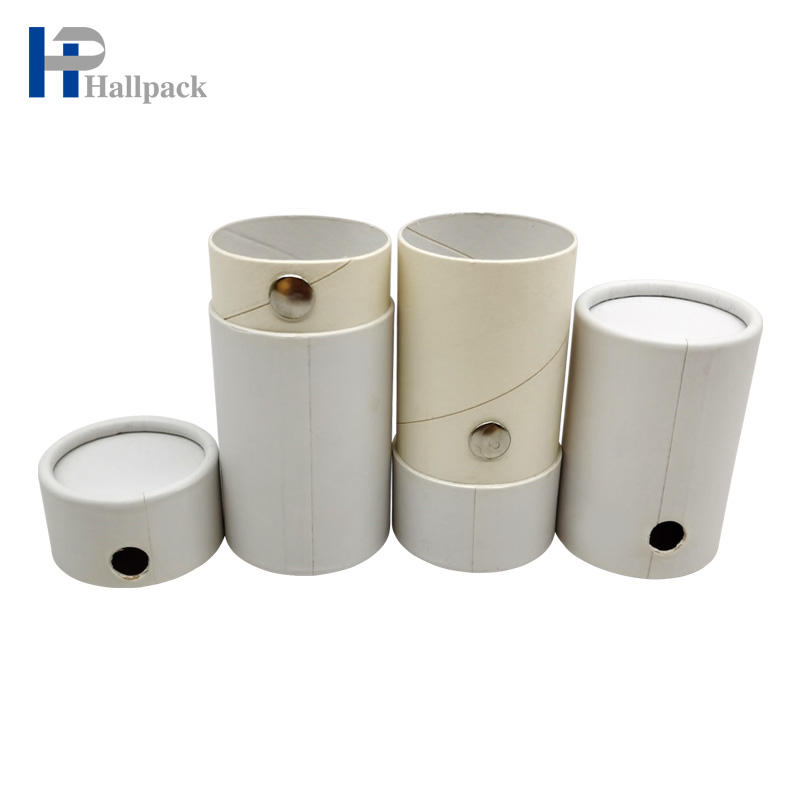 Boîte ronde en papier Kraft coloré de luxe, boîte d'emballage de bougies en papier, Tube d'emballage en carton avec serrure de sécurité pour enfants