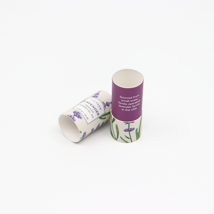 Emballage cosmétique personnalisé de haute qualité, boîte cylindrique en carton, emballage en Tube de papier pour parfum, huile essentielle de vernis à ongles