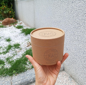 Emballage fait sur commande de tube de papier de bougie matérielle recyclée à 100%