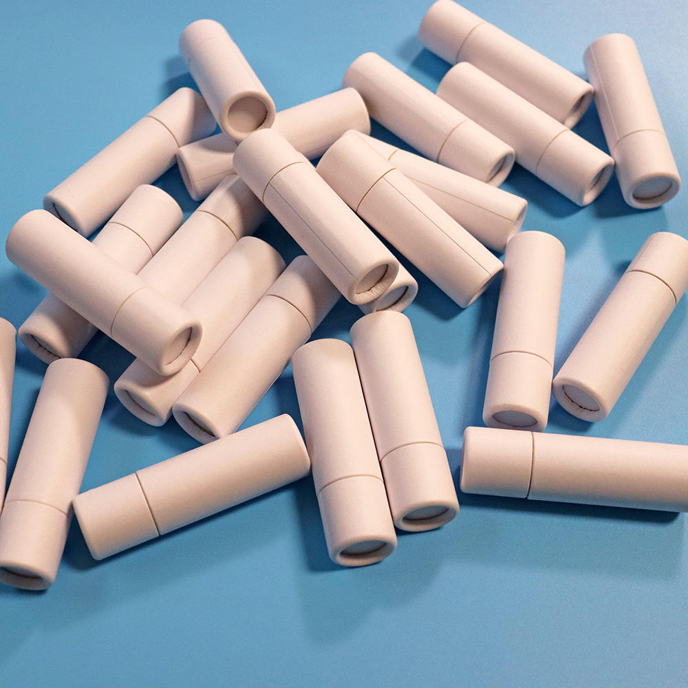Tubes de baume à lèvres en Tube de papier déodorant blanc de vente chaude de 5 ml à bas prix