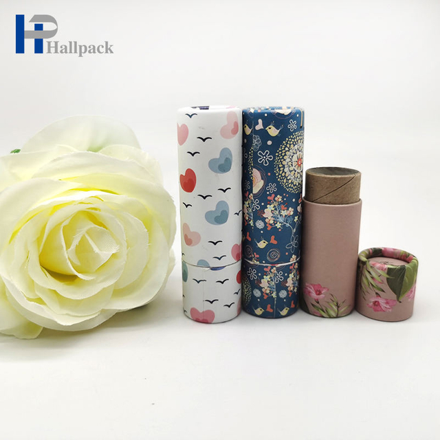 Tube rond en carton Kraft de qualité alimentaire, 0.3oz, emballage rond pour baume à lèvres en papier artisanal, pour l'artisanat et les projets, vente en gros
